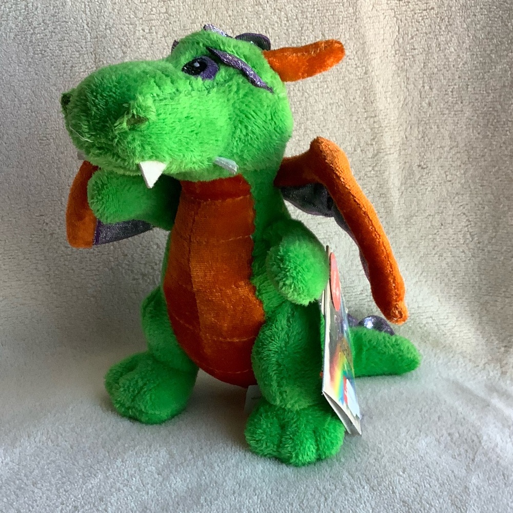 Aurora Legendary Friends Dragon Plush 7in with Working Sound and Tags Attached